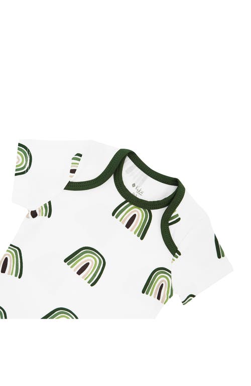 Kyte Baby Hunter Rainbow Bodysuit In Hunter Rainbow