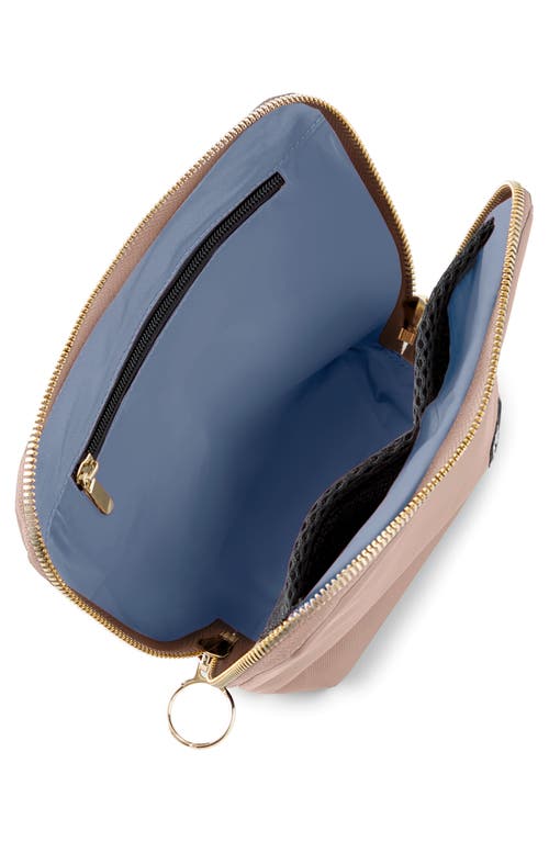 Kusshi Everyday Cosmetics Bag In Blush/cool Grey