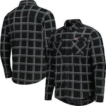 Lids Milwaukee Brewers Antigua Ease Flannel Button-Up Long Sleeve Shirt -  Navy/White