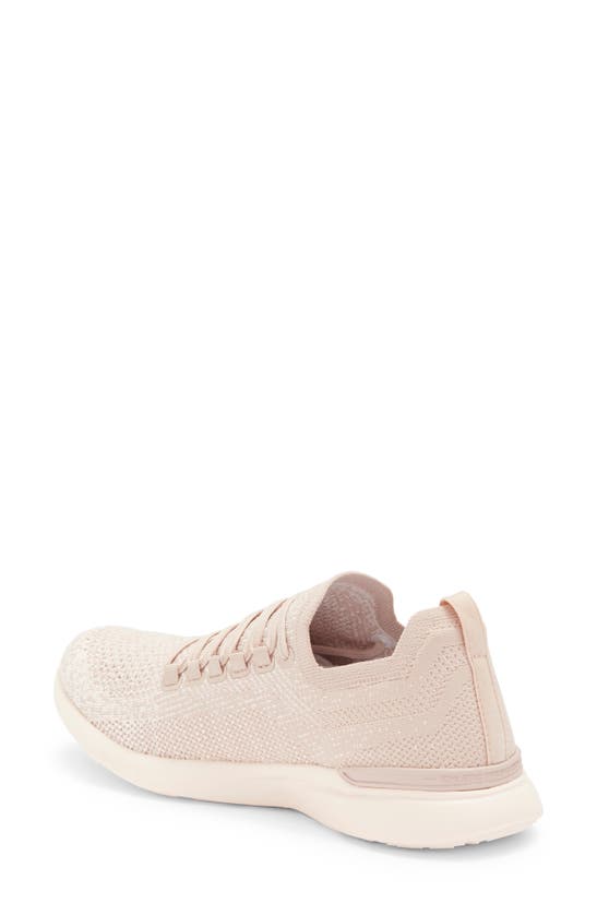 Shop Apl Athletic Propulsion Labs Techloom Breeze Knit Running Shoe In Rose Dust / Creme / Ombre