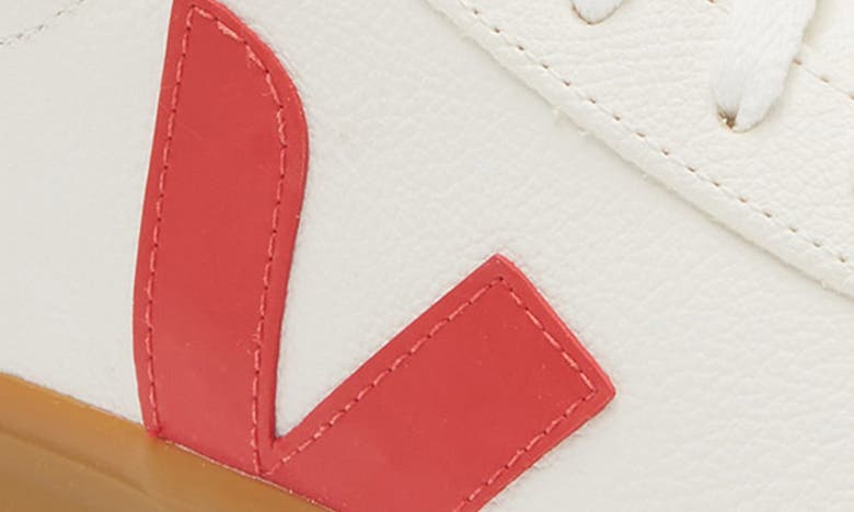 Veja Campo White Low Top Sneakers With Logo Detail In Leather Man In White