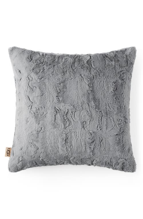 UGG(R) Olivia Faux Fur Accent Pillow in Seal