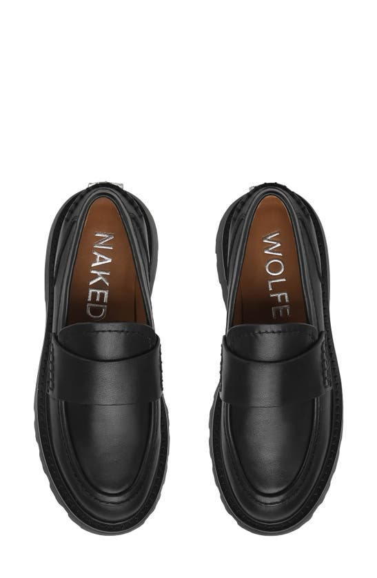 Naked Wolfe Flawless Platform Loafer In Black-leather | ModeSens