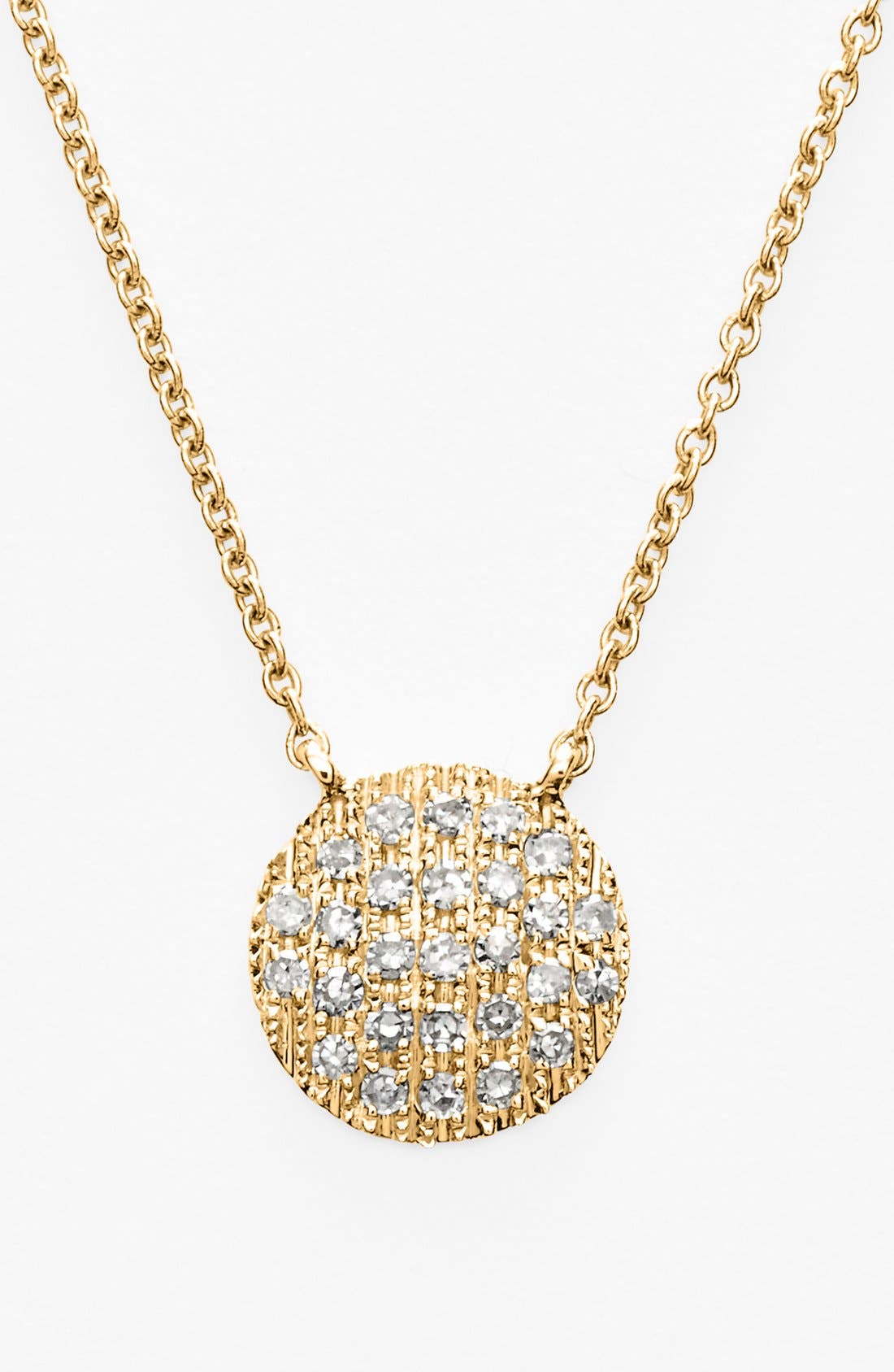 lauren joy diamond disc pendant