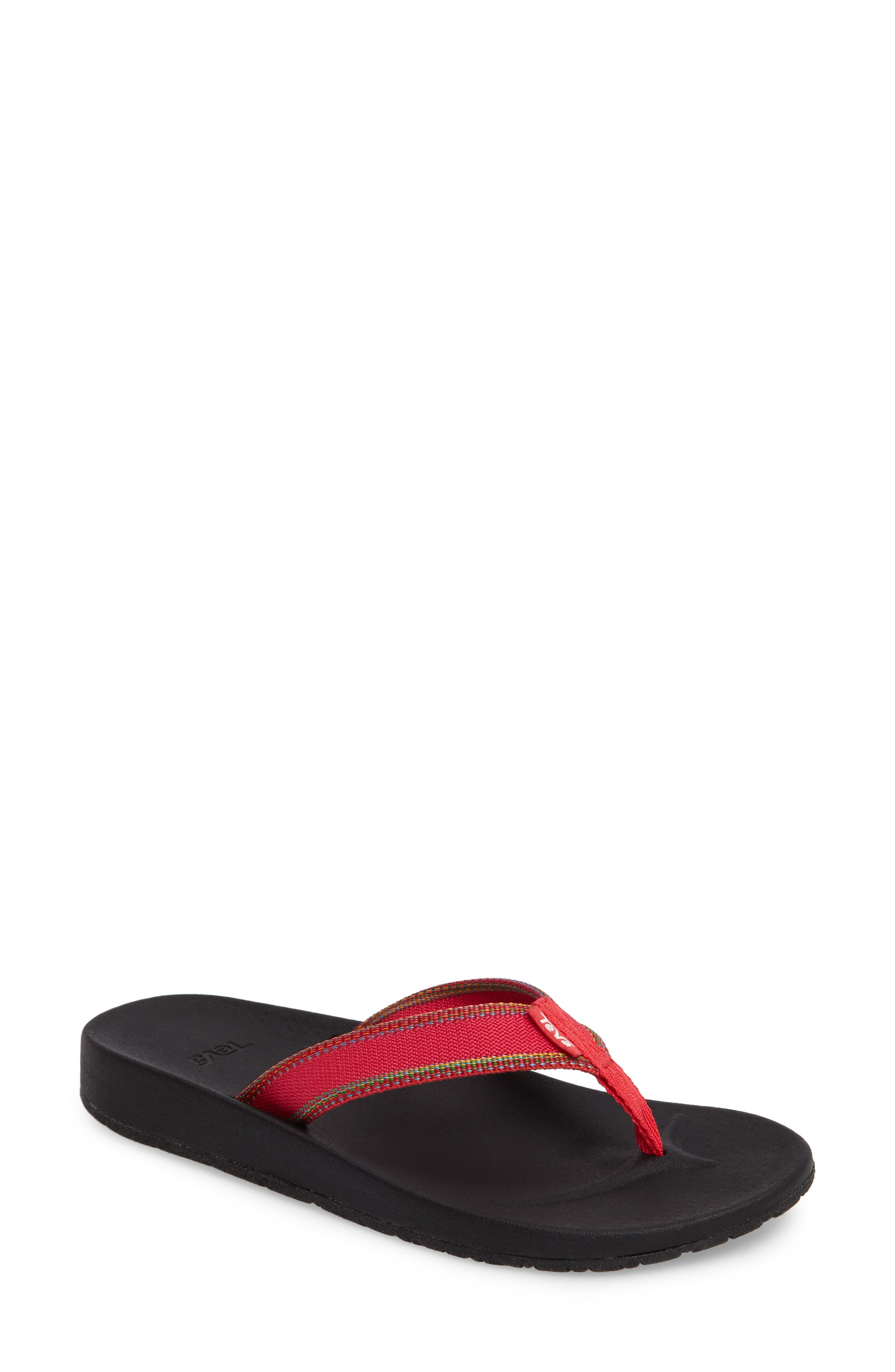 teva azure flip flops