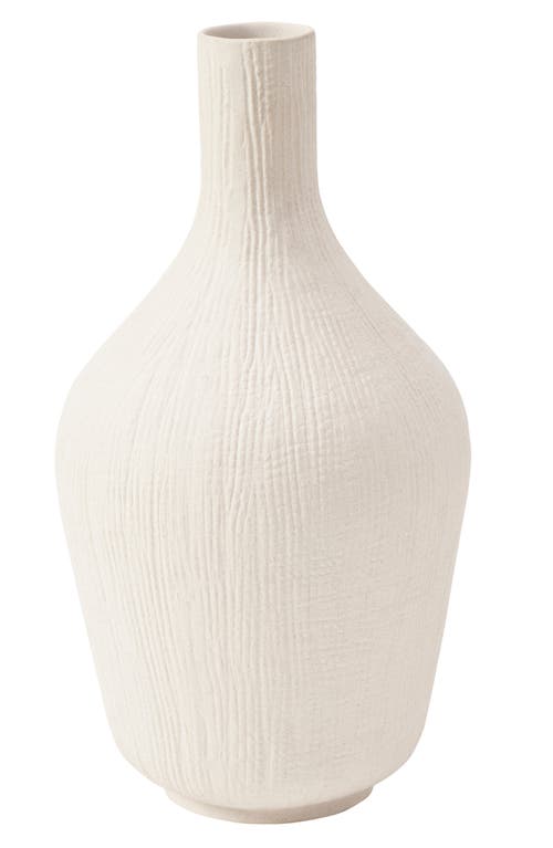 Renwil Akasia Stoneware Vase in Matte Ivory Finish at Nordstrom