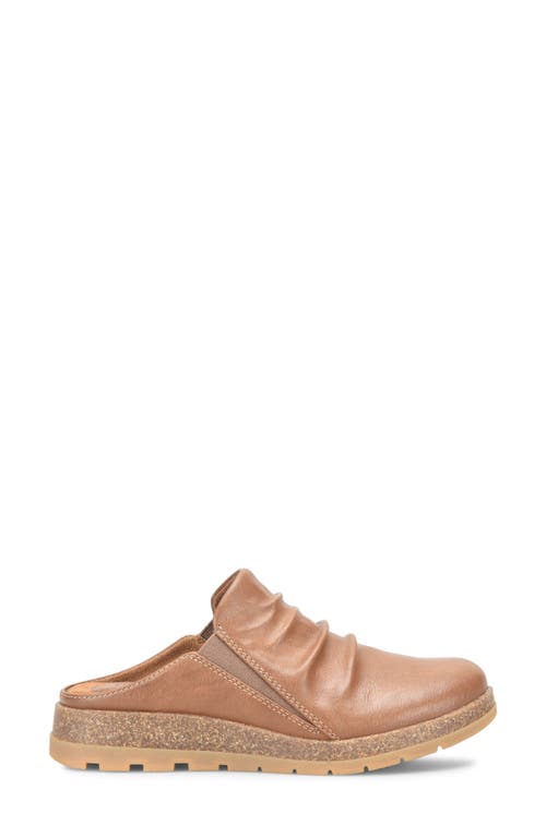 Eurosoft Laralyn Ruched Mule In Toffee