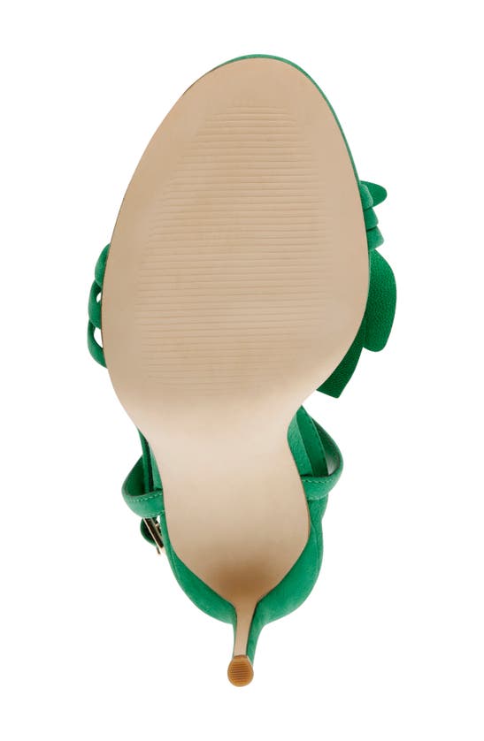 Shop Steve Madden Excite Ankle Strap Sandal In Green Suede