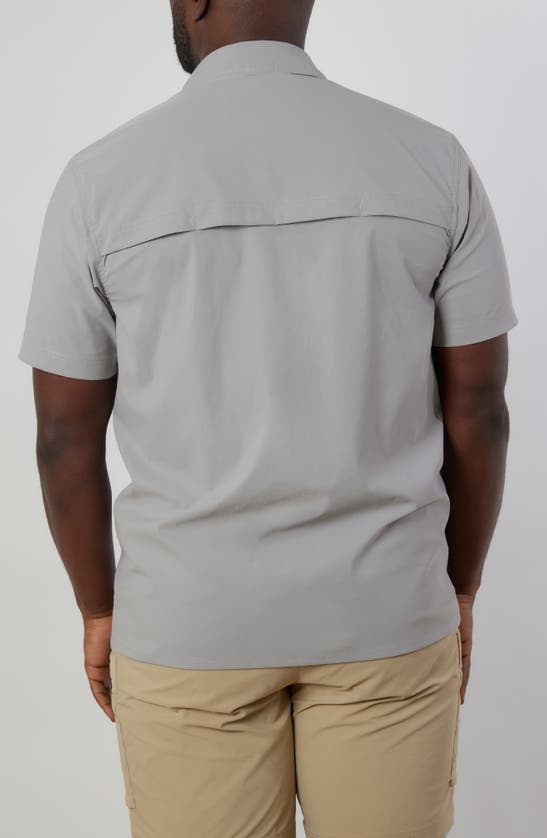 Shop Rainforest The  Tracker Button-up Shirt In Light Grey