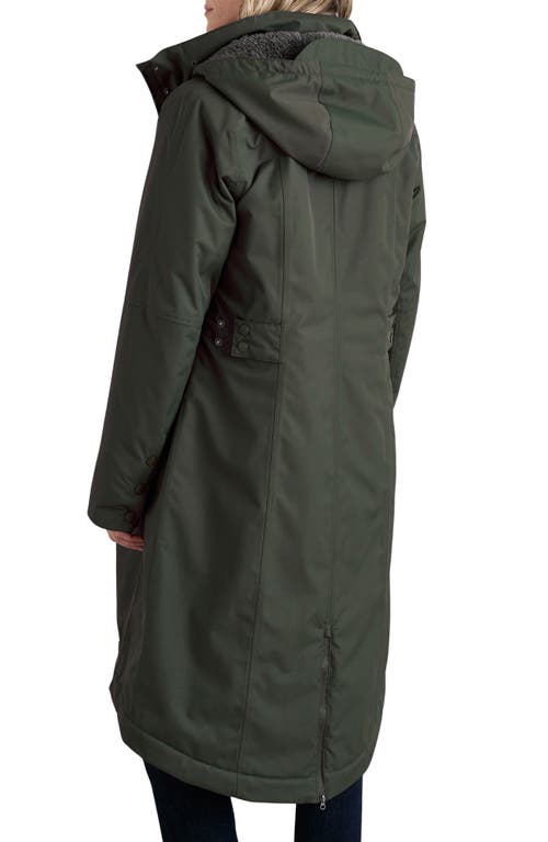 Shop Seasalt Cornwall Janelle Waterproof Coat In Woodland Green