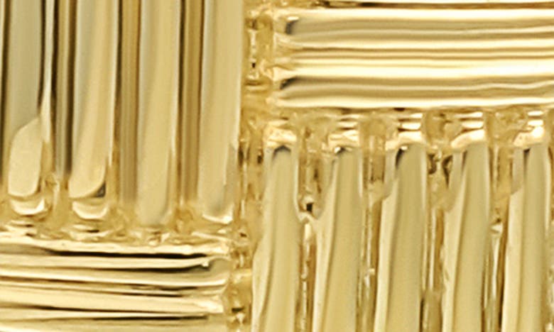 Bony Levy 14k Gold Crosshatched Stud Earrings In 14k Yellow Gold