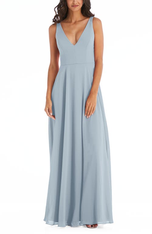 After Six Chiffon Gown in Mist