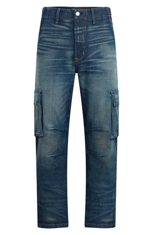 Hudson Jeans Reese Cargo Straight Leg Jeans in Dk Pacific