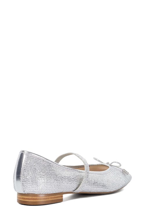 Shop Dune London Holly Mary Jane Flat In Silver