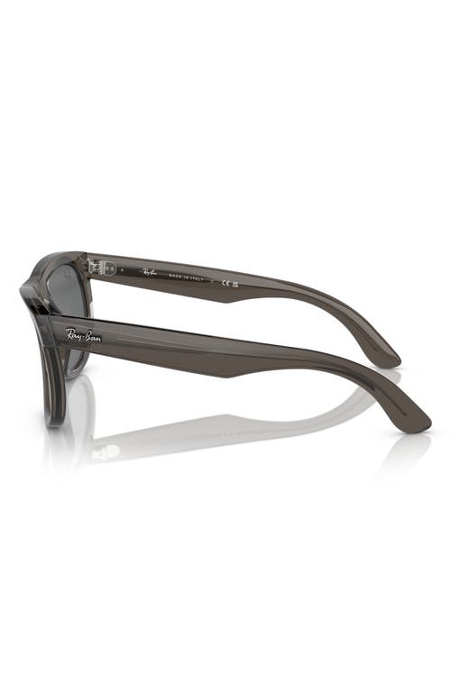Ray Ban Ray-ban Wayfarer Reverse 53mm Square Sunglasses In Dark Grey