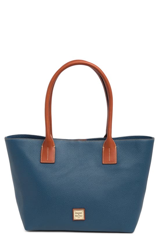 Dooney & Bourke Small Russel Two-tone Tote Bag In Jeans