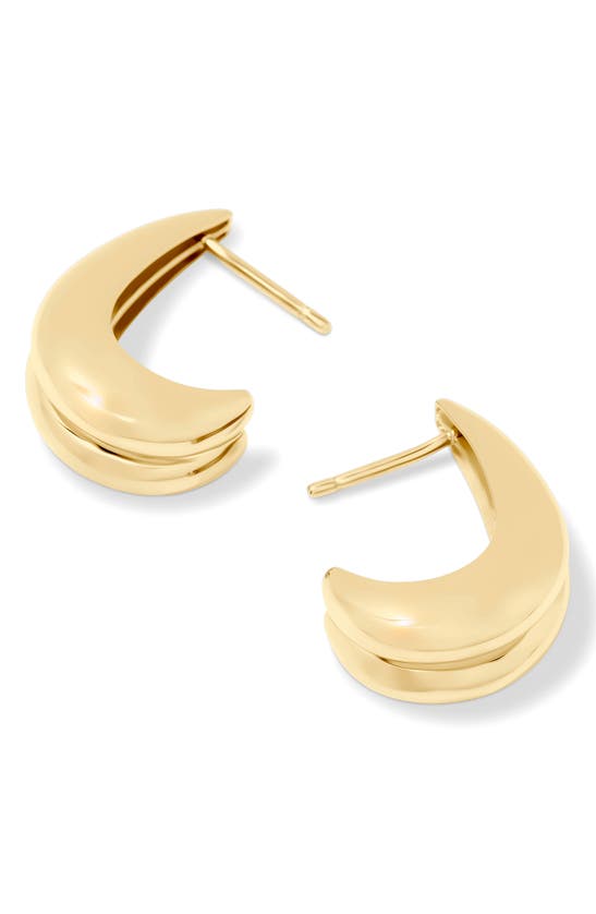 Shop Brook & York Thea Hoop Earrings In Gold