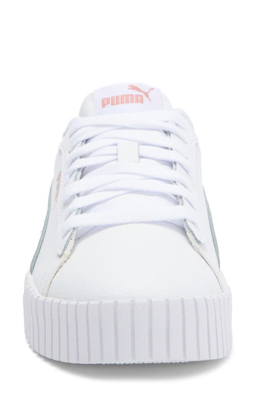 Puma Crew 2.0 Sneaker In White-mauve-rose Gold