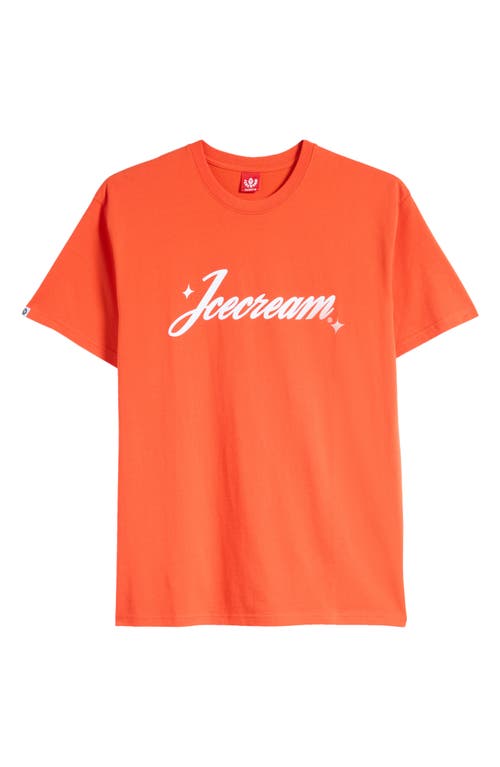 ICECREAM ICECREAM DAZZLE LOGO COTTON GRAPHIC T-SHIRT 