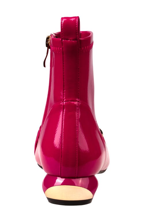 Ninety Union Milan Chain Bootie In Fuchsia