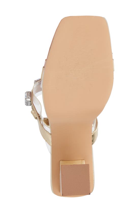 Fashion To Figure Waverly Strap Sandal In Gold