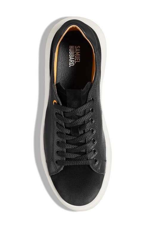 Shop Samuel Hubbard Sunset Sneaker In Black Leather