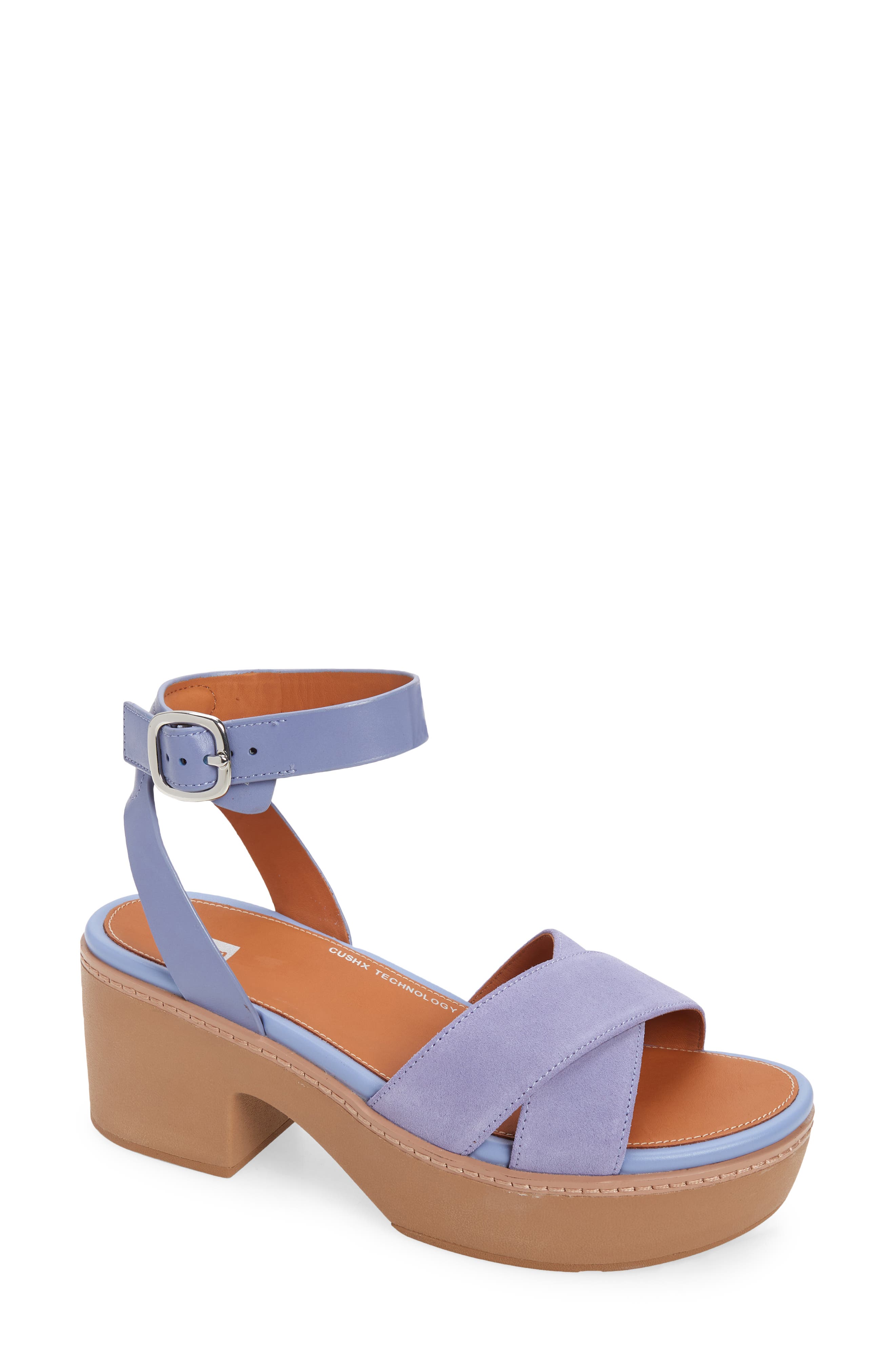 Fitflop Pilar Ankle Strap Platform Sandal In Purple | ModeSens