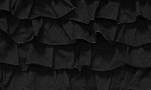 Joe-ella Kids' Long Sleeve Tiered Dress In Black