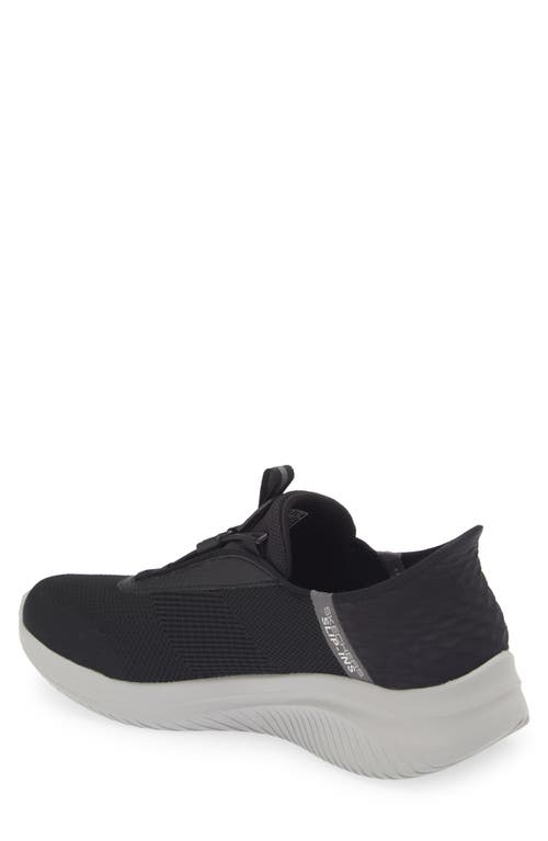 Skechers Ultra Flex 3.0 Slip-on Sneaker In Black/grey