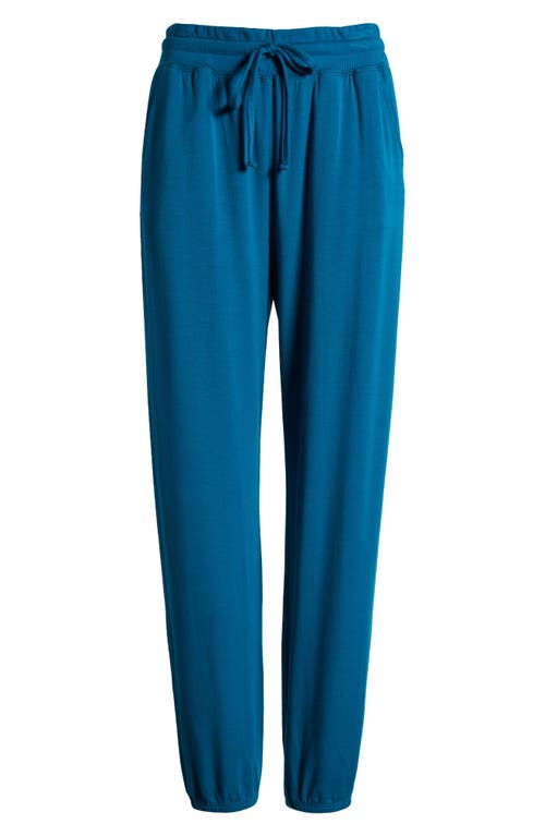 Shop Beyond Yoga Weekend Joggers In Deep Lagoon