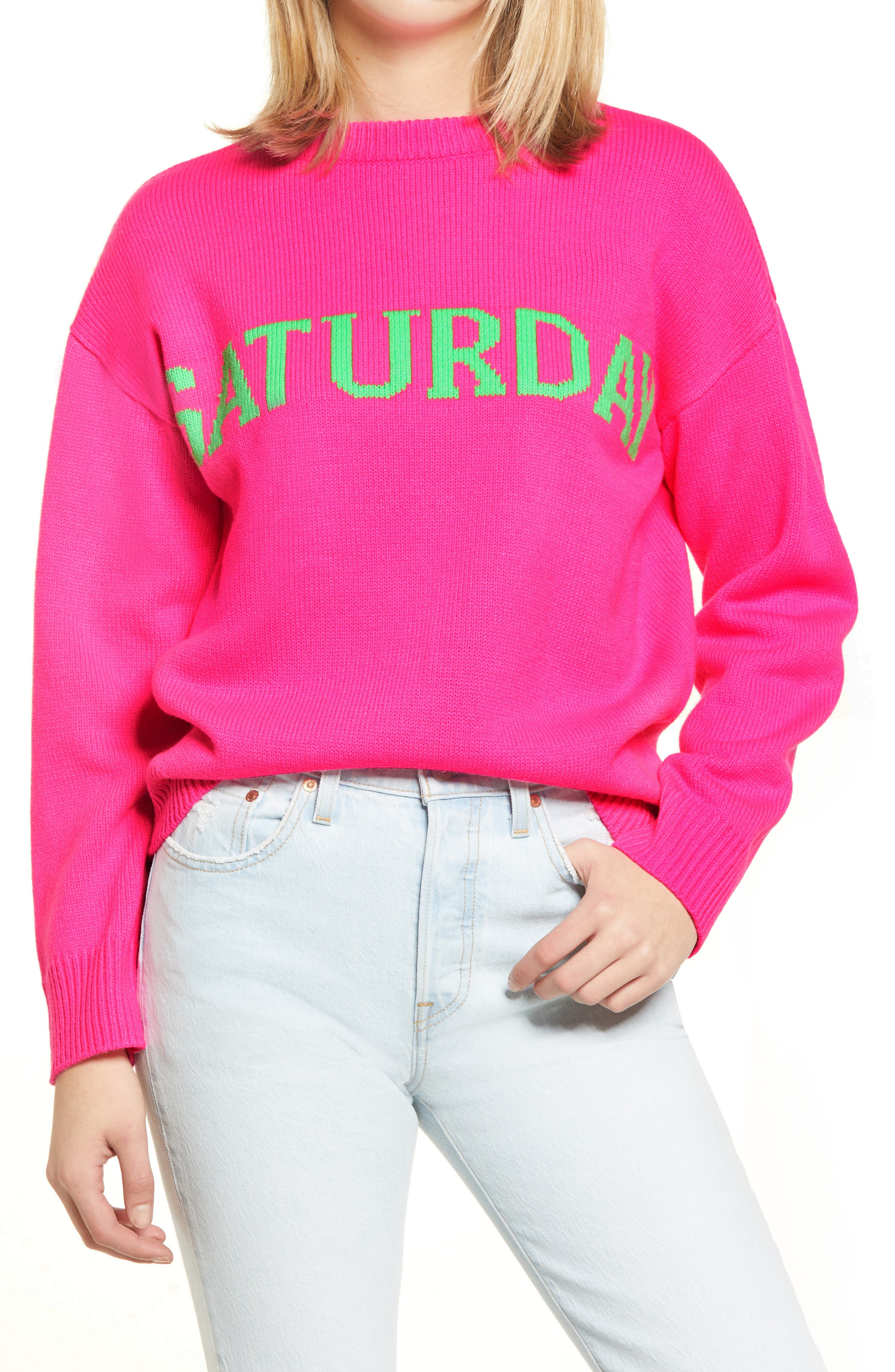 English Factory Weekday Motif Sweater 