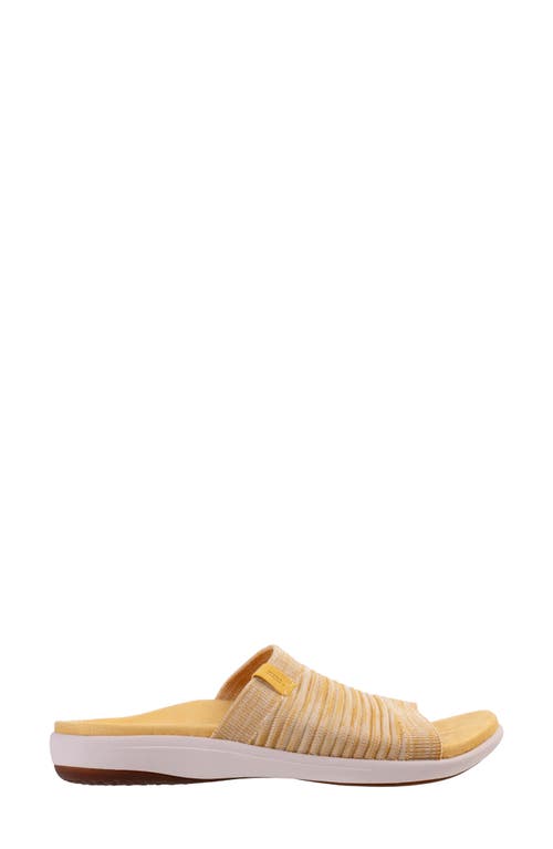 Shop Revitalign Vanessa Slide Sandal In Yellow