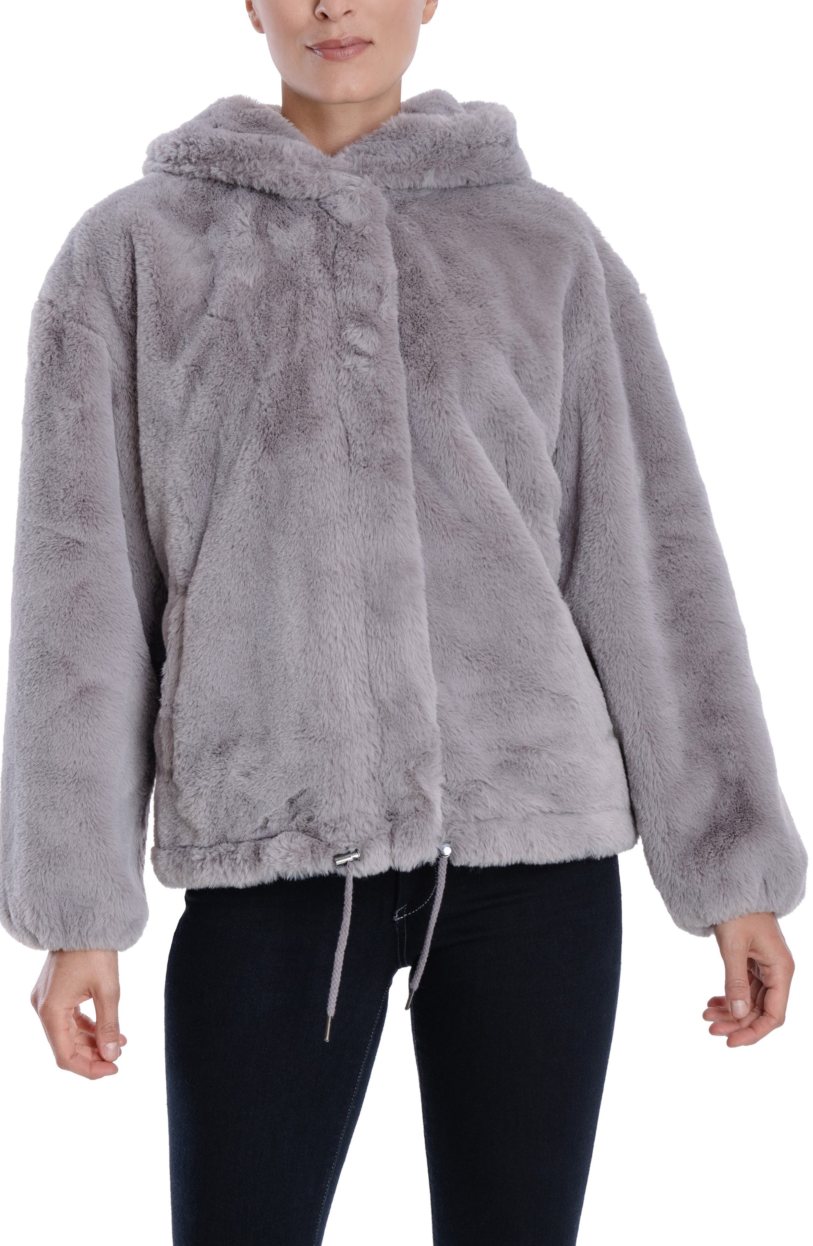 Women Teddy Bear Winter Fleece Faux Fur Fluffy Coat Jacket Jumper Long Outwear M