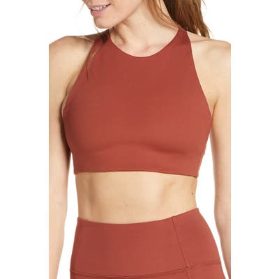 Girlfriend Collective Topanga Sports Bra, Red