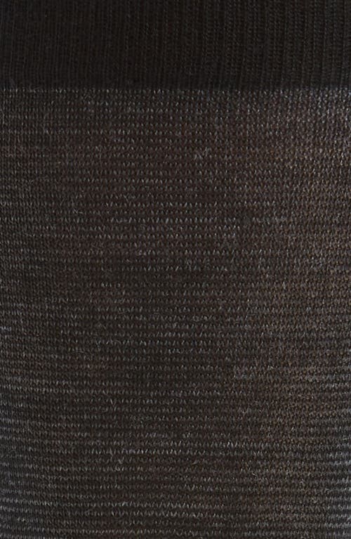 Nordstrom Pinstripe Wool Blend Dress Socks In Black