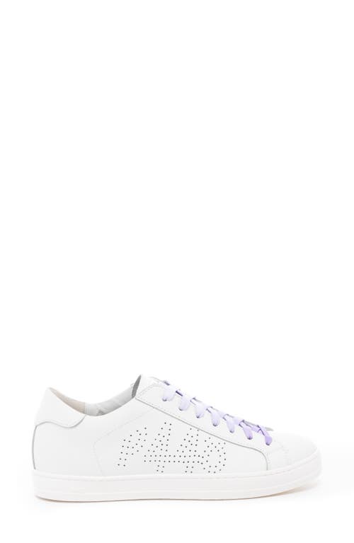 P448 John Sneaker In White/ultra Violet