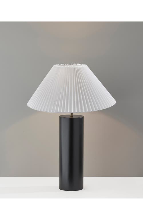 Adesso Lighting Marta Table Lamp In Black Wood