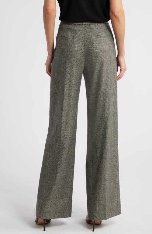 Shop Kobi Halperin Nemo Windowpane Check Pants In Brown Mult