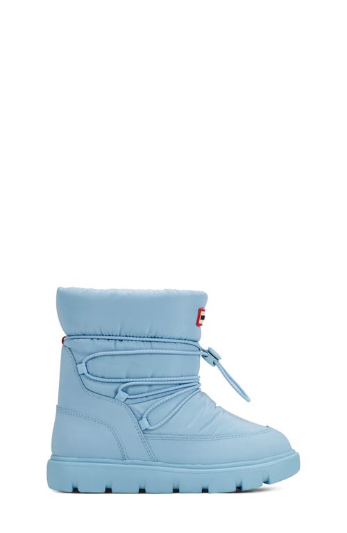 Hunter Kids' Cozy Insulated Waterproof Winter Boot In Light Blue Frost/blue Frost