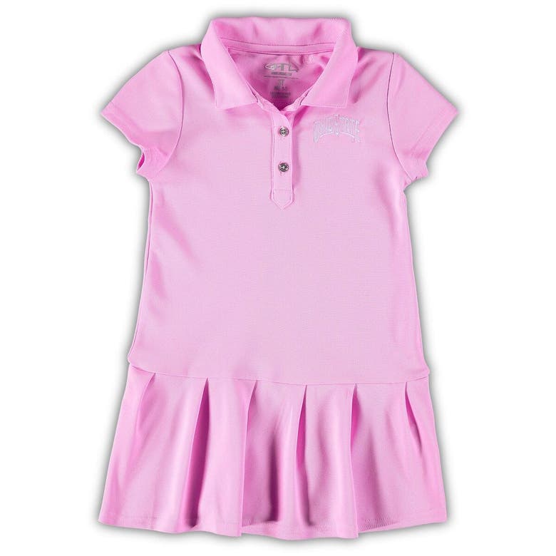 Garb Kids' Girls Toddler  Pink Ohio State Buckeyes Caroline Cap Sleeve Polo Dress