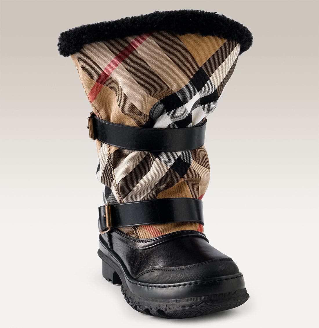 BURBERRY HOUSECHECK MID WEATHER BOOT Nordstrom