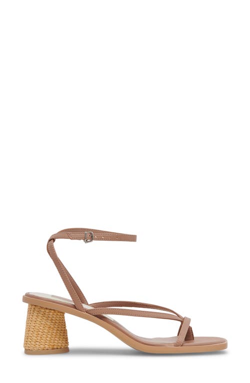Dolce Vita Banita Ankle Strap Sandal In Cafe Leather