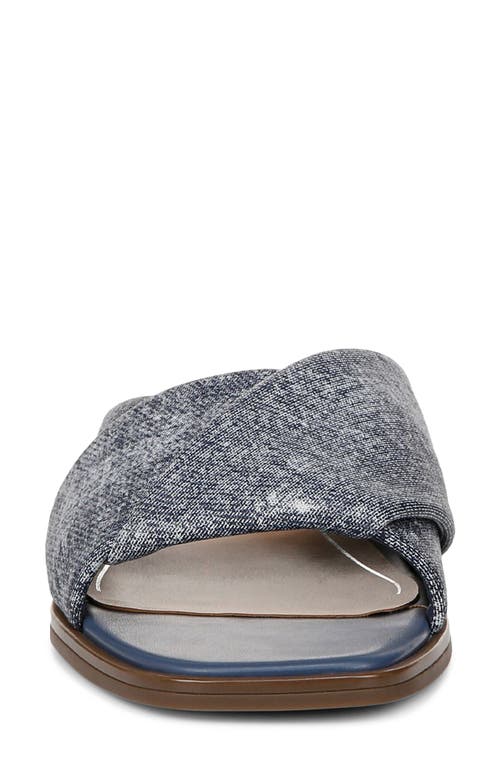 Vionic Miramar Slide Sandal In Denim Blue