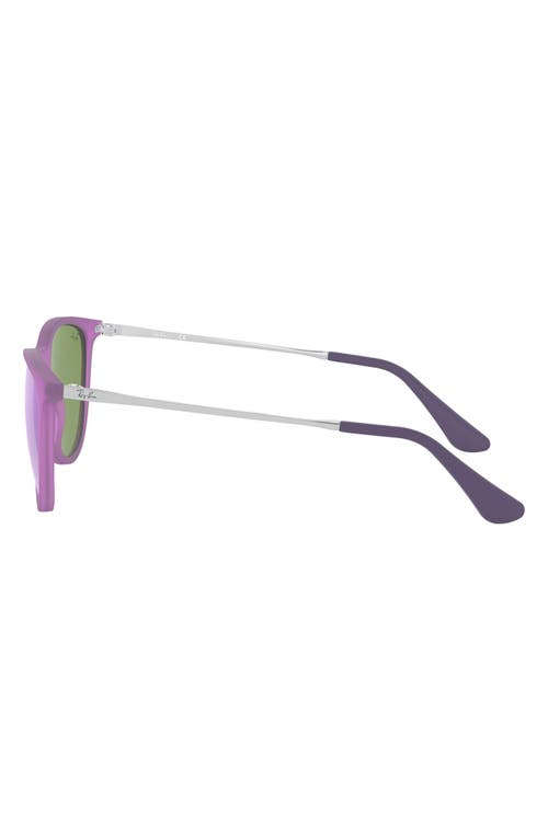 RAY BAN RAY-BAN RAY-BAY JUNIOR IZZY 50MM MIRRORED SUNGLASSES