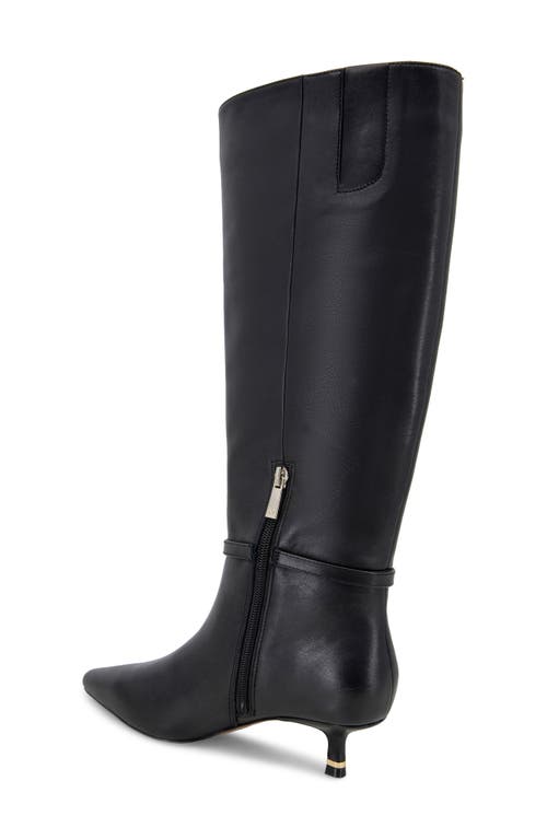 Shop Kenneth Cole Marais Knee High Boot In Black Leather