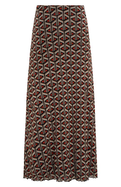 DVF DVF DARLENE REVERSIBLE A-LINE SKIRT 