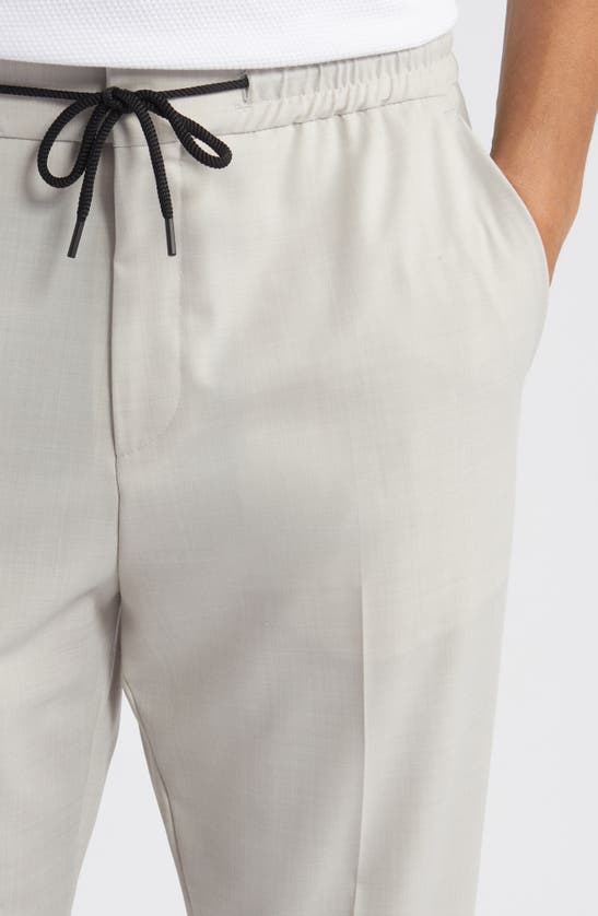 Shop Hugo Howard Drawstring Pants In Light Grey