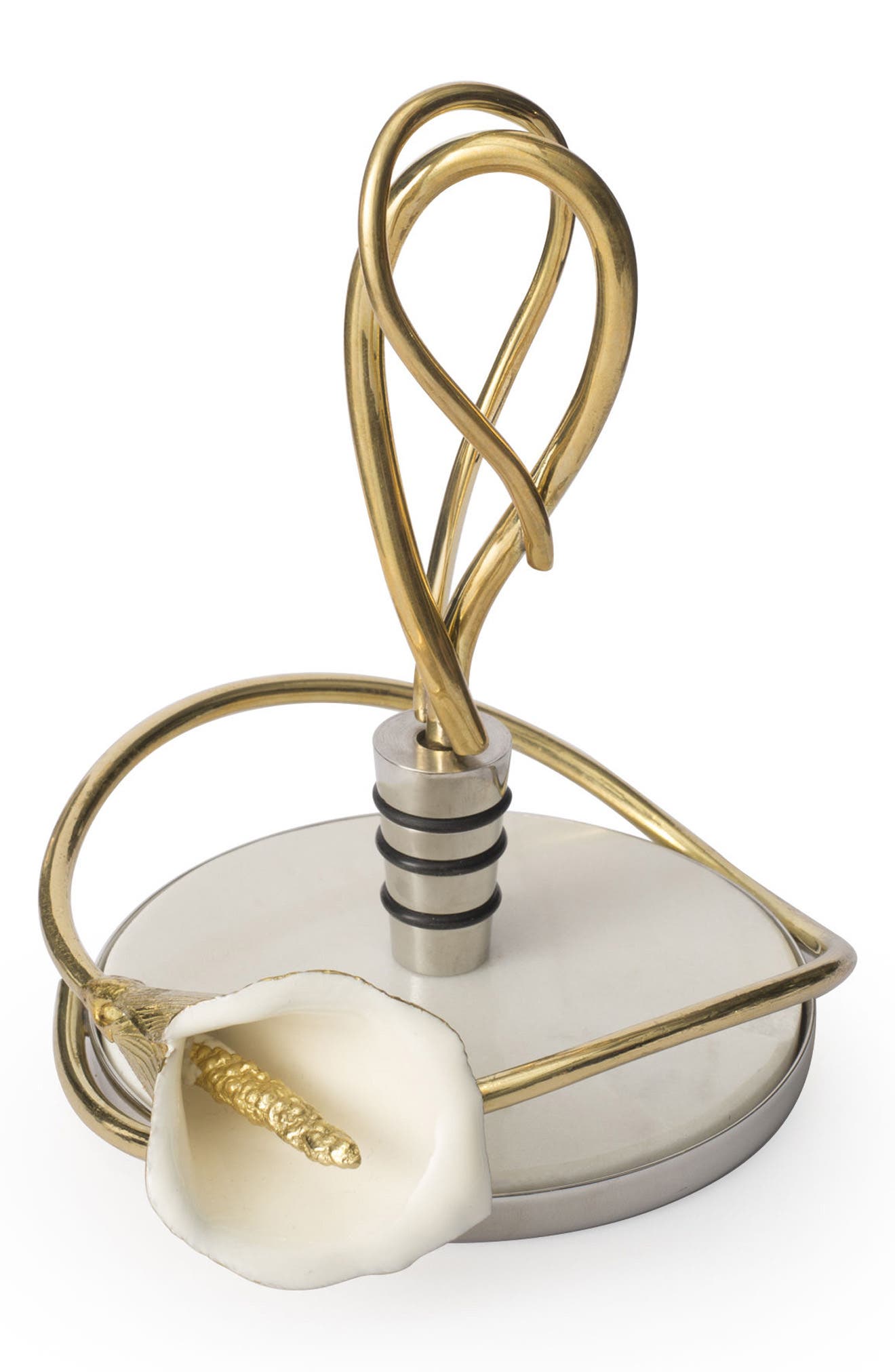 Michael Aram Calla Lily Wine Coaster & Stopper Set Nordstrom