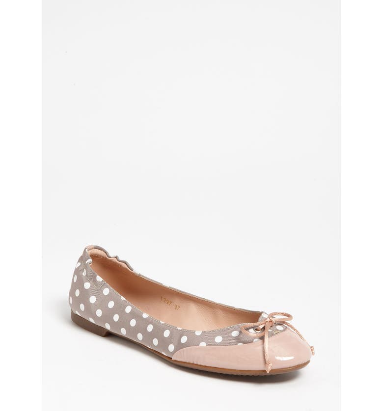 SWEET BALLERINA '1297' Ballet Flat, Main, color, GREY/ BEIGE