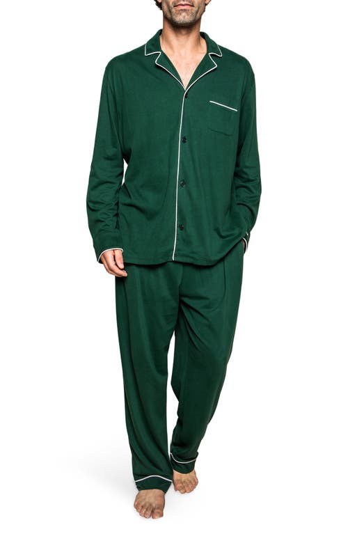 Men's Luxe Pima Evergreen Pajamas